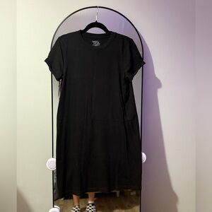 Trefoil Black T-Shirt Dress